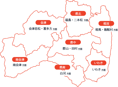福島県マップ