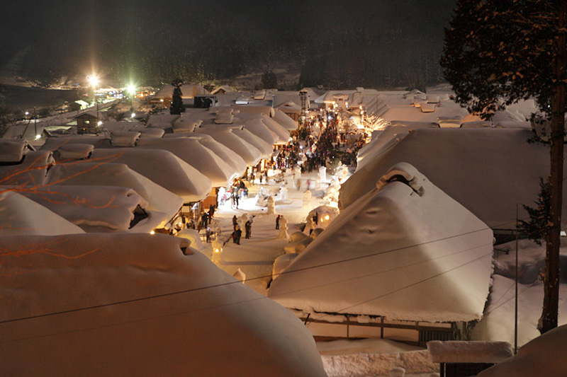 大内宿・雪まつり