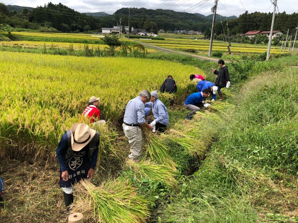 田んぼへ