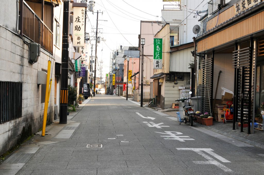 飯坂温泉路地裏