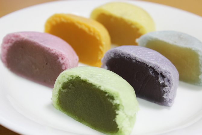 どれにしようか迷っちゃう！柏屋の可愛すぎるカラフル薄皮饅頭「Sweet Manju」