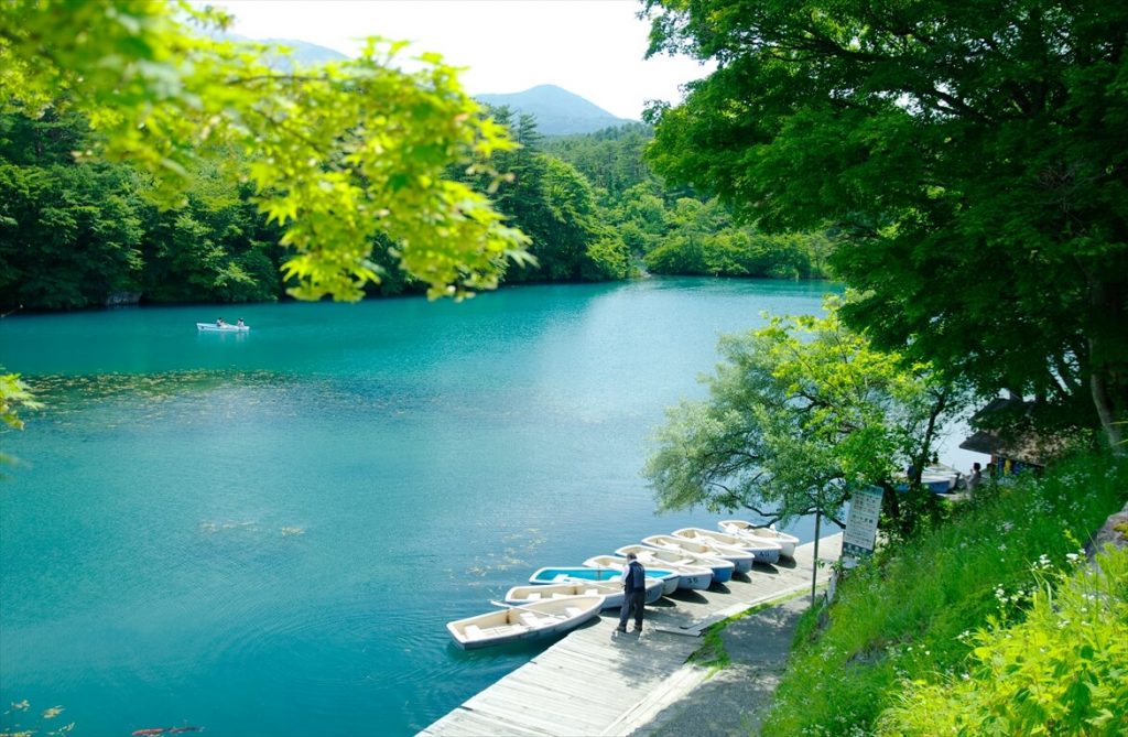 五色沼の毘沙門沼2