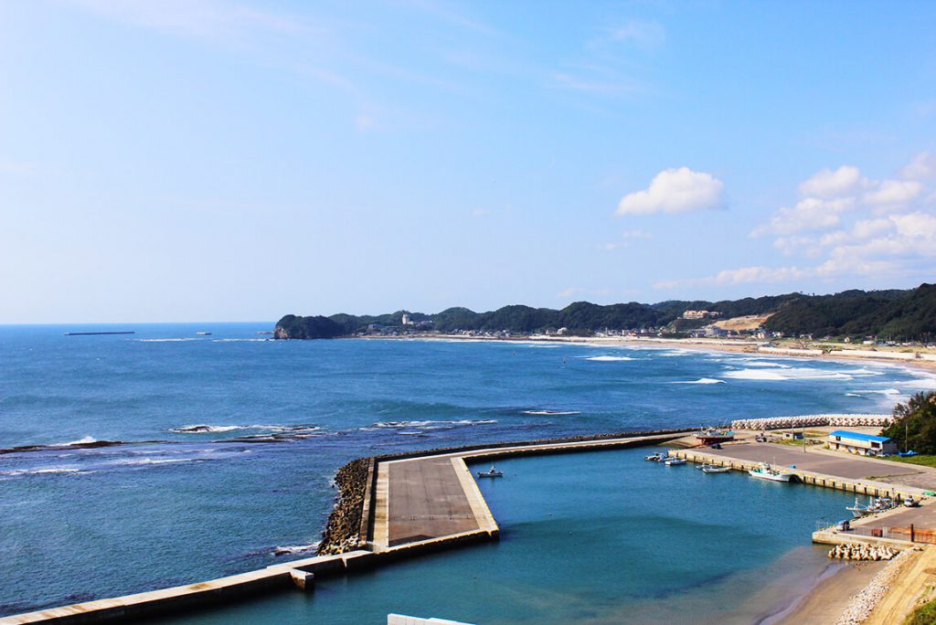 塩屋崎灯台から見える景色