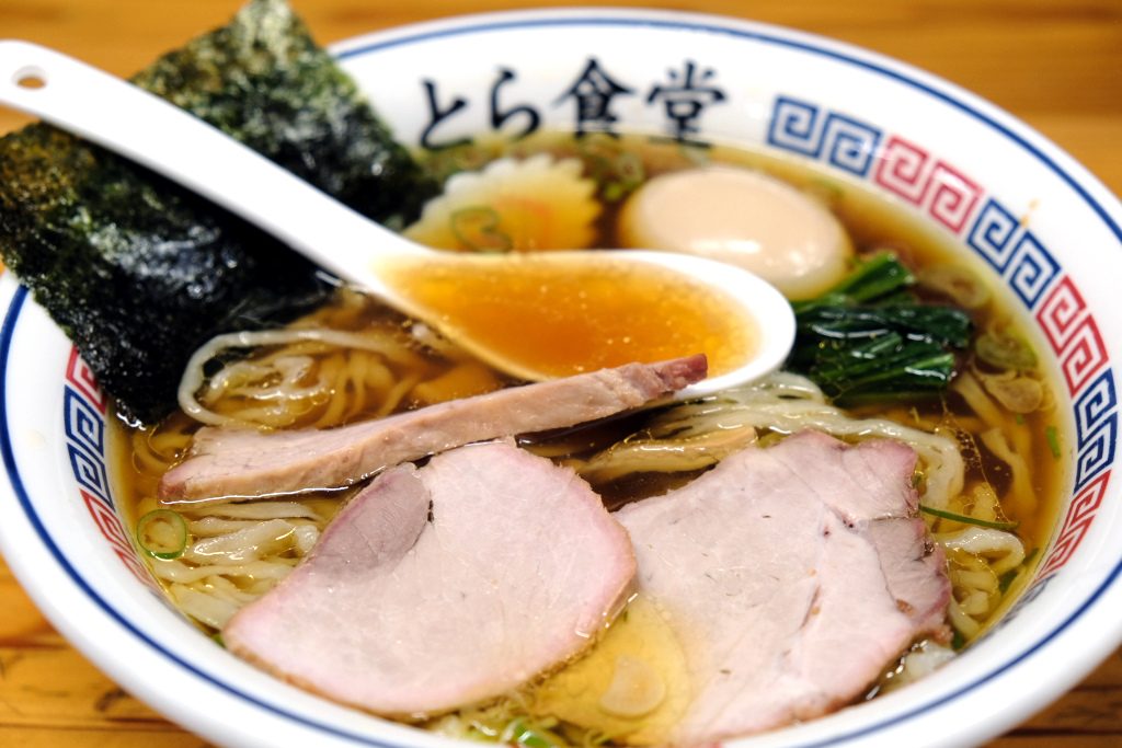 とら食堂のラーメン